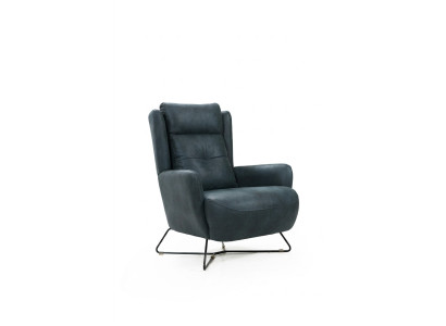 Modern black armchair living room designer seating furniture textile upholstery fabric
