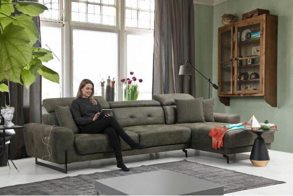 Relax corner sofa L-shape luxury furniture living room corner sofa couch upholstery modern new