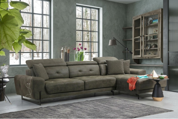 Relax corner sofa L-shape luxury furniture living room corner sofa couch upholstery modern new