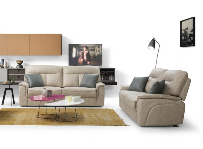 Complete set 2-piece three-seater sofas couch suite design modern living room