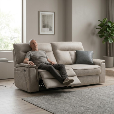 Three-seater sofa couch living room designer modern luxury seating furniture new