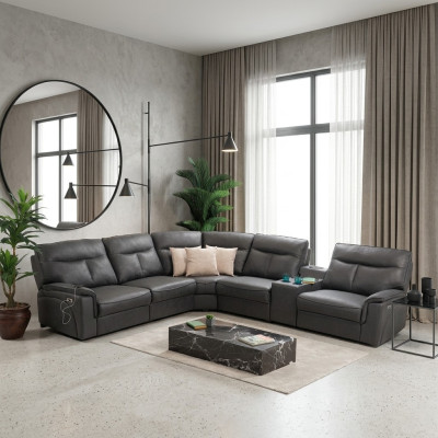 Design corner sofa L-shape sofa couch luxury upholstery furniture modern corner suite new