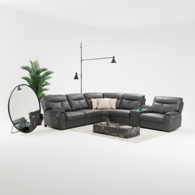 Design corner sofa L-shape sofa couch luxury upholstery furniture modern corner suite new