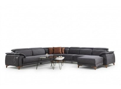 Living room corner sofa U-shaped upholstery furniture sofa couch modern furniture design