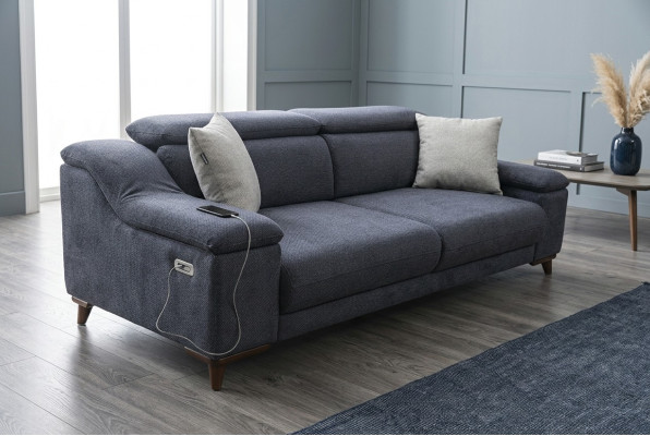 Three-seater sofa couch living room upholstered furniture textile modern furniture new