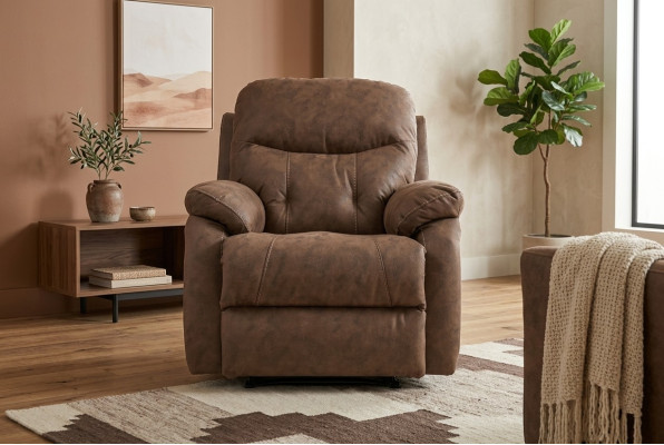 Living room recliner luxury modern design seating furniture upholstered textile