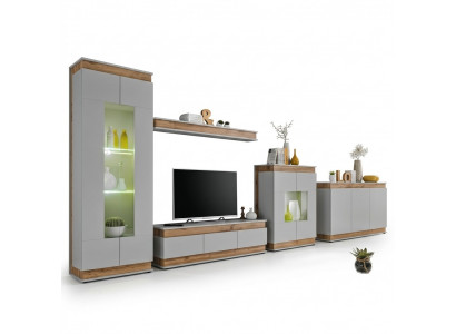 Living Room Set 5-Piece TV Stand Modern Display Cabinet Wood Furniture Luxury Sideboard New