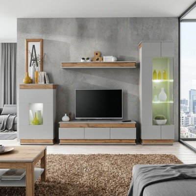 Living Room Set TV Stand New Shelf Luxury Furniture Modern Design Wall Unit