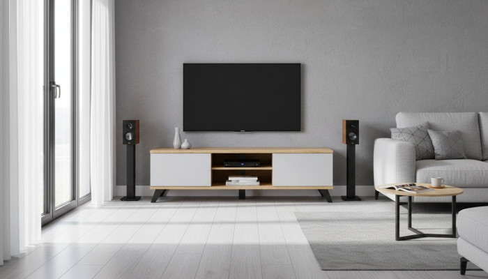 Luxury TV Stand Living Room Modern Designer Furniture Wood Sideboard New