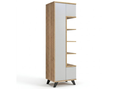 White bookshelf living room luxury bookcase furniture shelf wood design