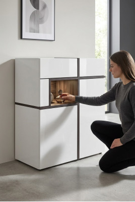 Modern wardrobe designer furniture white luxury living room furniture wood new