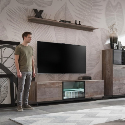 TV stand modern shelf living room design furniture wall unit furniture