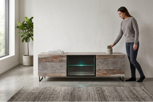 Luxury TV Stand Modern Design Living Room Furniture Wood Furniture New