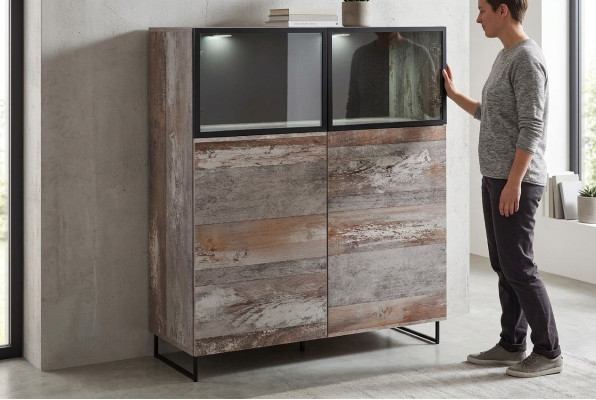 Modern style display cabinet living room design furnishing wood cabinet new furniture