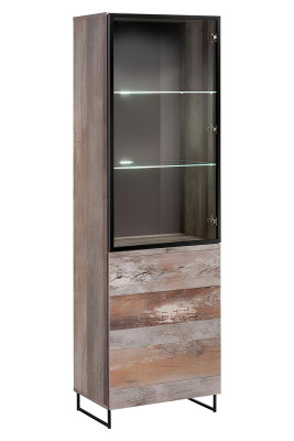 Showcase design cabinet wood modern new furniture gray wood interior