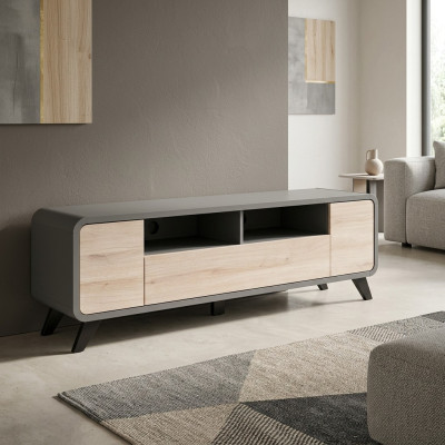 TV stand wood furniture luxury living room wall unit sideboard design modern