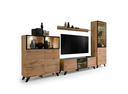 Living Room Modern Set Showcase Sideboard Wall Units TV Stand Design New