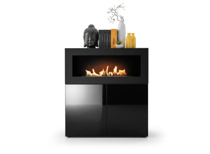 Sideboard with built-in fireplace Modern designer cabinet living room