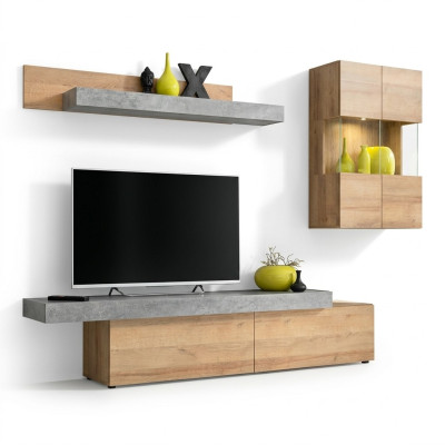 Living room wall unit modern designer TV stand wall cabinet new