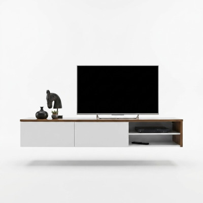 Designer luxury TV stand living room wood lowboard modern new furniture