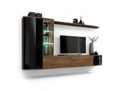 Living room wall unit set luxury living room TV stand wooden wall shelf wall cabinet new