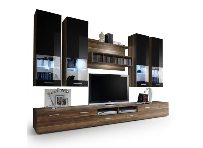 Design living wall TV stand 4x wall cabinet lowboard wall shelf luxury furniture