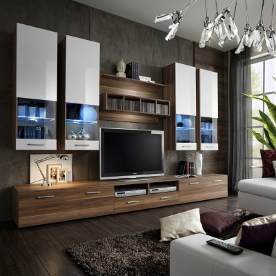 Luxury TV stand living room RTV lowboard designer wall shelf modern wall unit