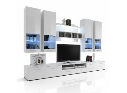 Living room wall TV stand sideboard designer modern living room shelves wood new