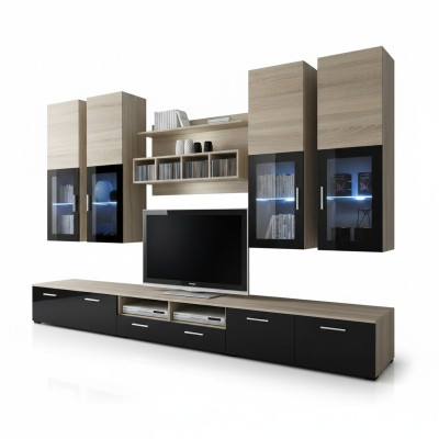 Living room complete TV stand design wall cabinet luxury wall unit furniture new