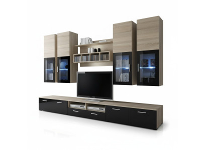 Living room complete TV stand design wall cabinet luxury wall unit furniture new