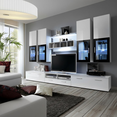 Wall unit furniture wall cabinet design wood wall cabinet modern set
