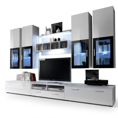 Wall unit furniture wall cabinet design wood wall cabinet modern set