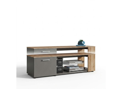 Luxury TV stand living room wood dresser designer sideboard wall unit new