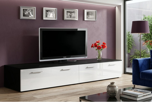 TV stand RTV lowboard designer wood furnishings modern living room