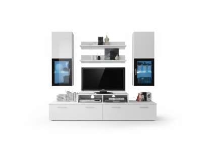 Living Room Complete Wall Unit Shelves Luxury Wall Cabinet New Furniture