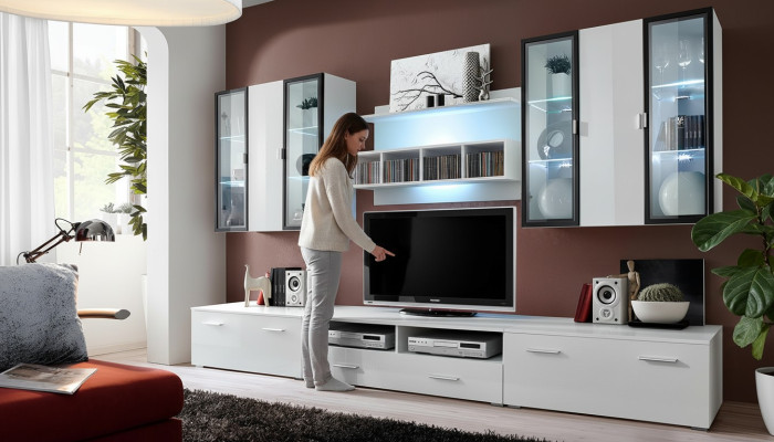 Designer TV stand living room furniture wood modern furniture