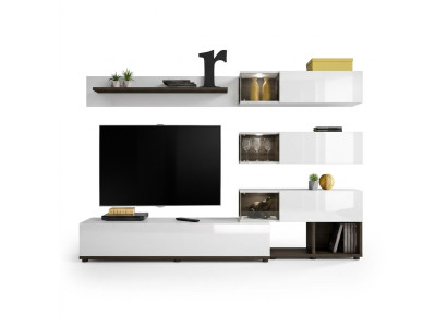 Wall unit design shelf TV stand shelf living room wood furniture