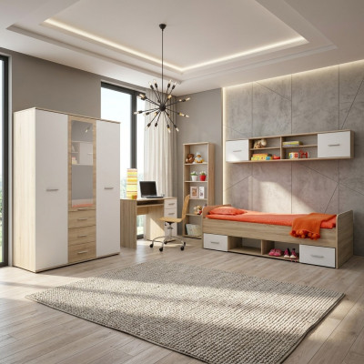 Complete youth room modern children's room designer desk set luxury furniture