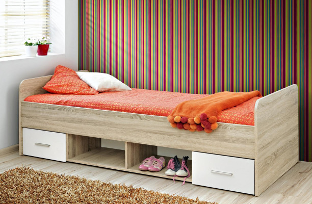 Youth bed, youth room, modern children's bed, designer style bed, children's room new