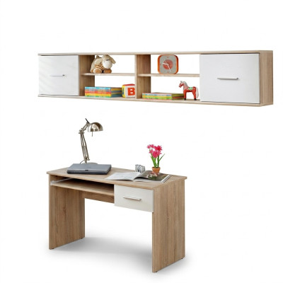 Wall shelf bedroom shelf luxury wood furnishing youth room new furniture.