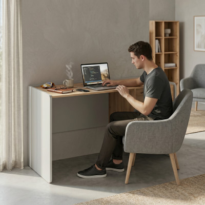 Luxury Desk Designer Table Bedroom New Furniture Style Modern Wood