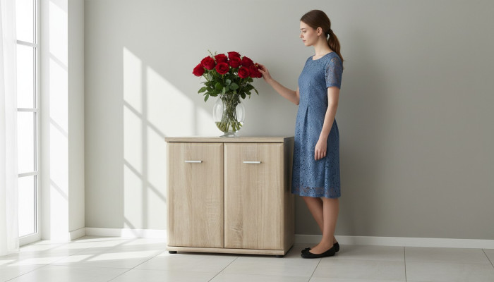 Luxury Shoe Cabinet Wardrobe Dresser Wooden Designer Furniture Modern