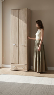 Designer wardrobe bedroom closet wood furniture luxury furnishings