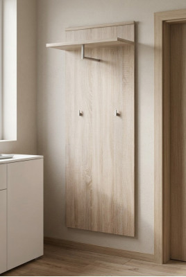 Coat rack wardrobe hallway room wall wood luxury furnishings designer
