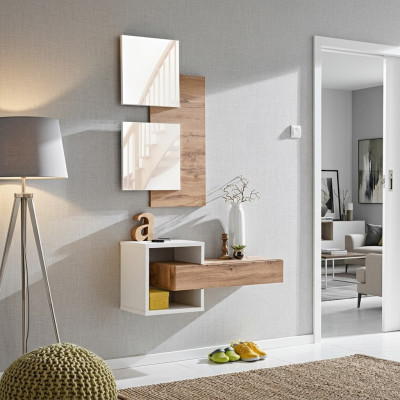 Design Set 4-piece Hallway Furniture Modern Design Wall Shelf New Furniture