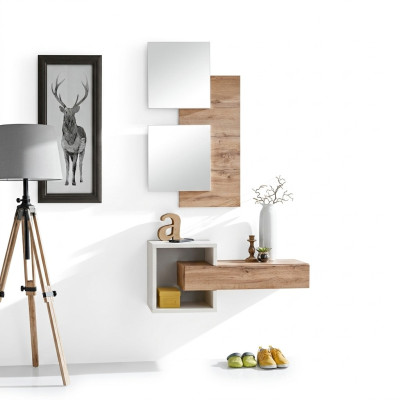 Design Set 4-piece Hallway Furniture Modern Design Wall Shelf New Furniture