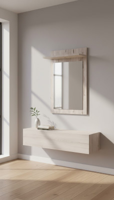Modern luxury mobile coat rack made of new wood