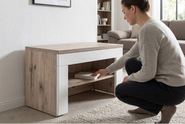 Modern wooden shoe cabinet