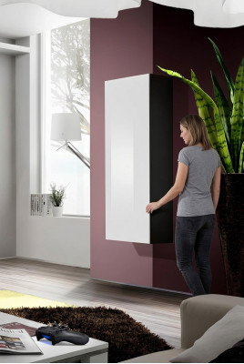 Luxury design wall display cabinet for living room decoration