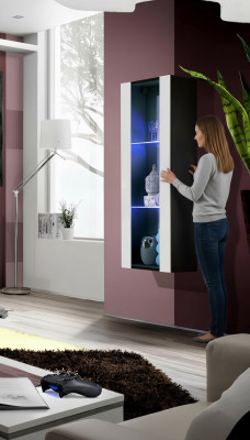 Modern wall display cabinet
